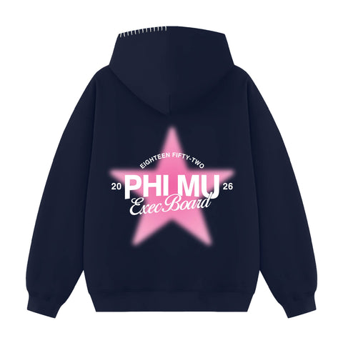 Star Council Exec Hood Stitch Sorority Hoodie