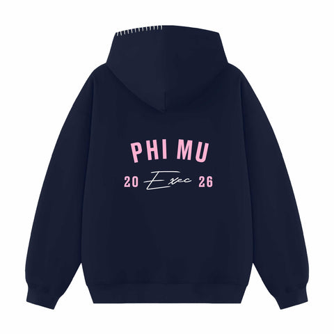 Rose Arc Exec Hood Stitch Sorority Hoodie