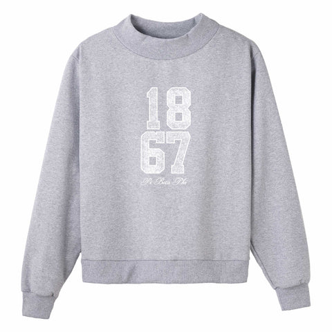 Lace League Sorority Mock Neck