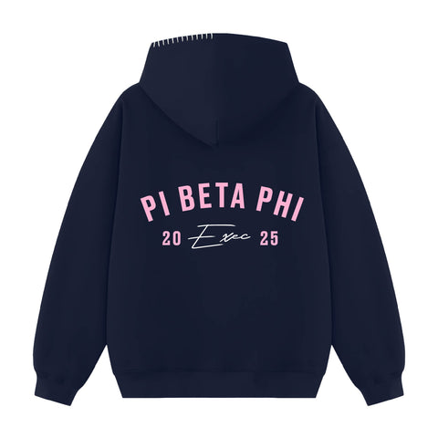 Rose Arc Exec Hood Stitch Sorority Hoodie