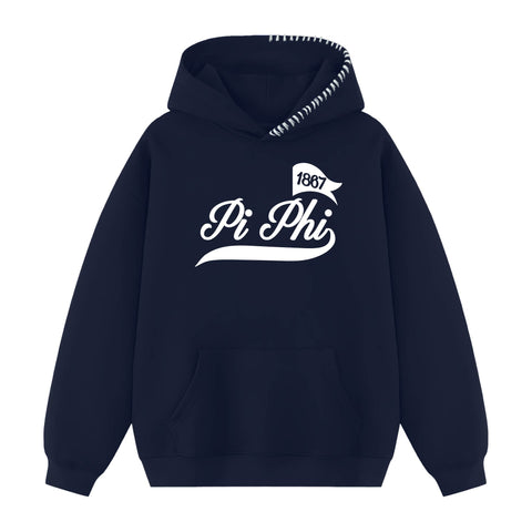 Campus Spirit Hood Stitch Sorority Hoodie