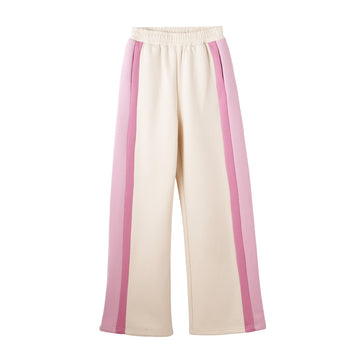 Pink Stripe Flare Sweats