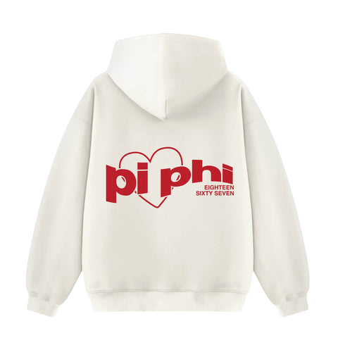 Lover Girl Cream Sorority Hoodie