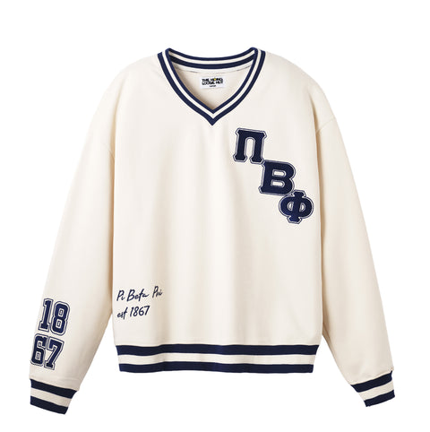 Pi Beta Phi Varsity V-Neck Crewneck