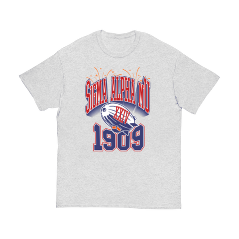 A Good Year Fraternity Tee-Sigma Alpha Mu-M-gray