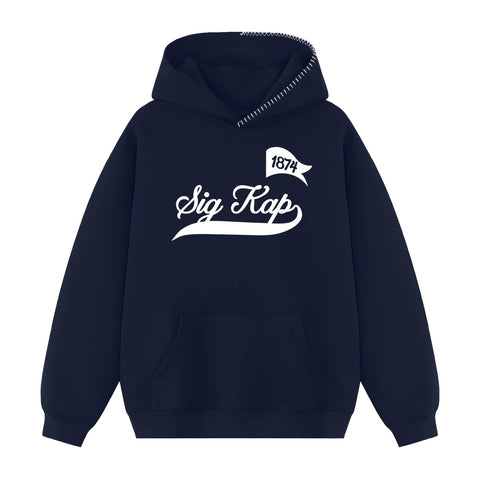 Campus Spirit Hood Stitch Sorority Hoodie