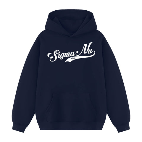 Home Run Mom Fraternity Hoodie