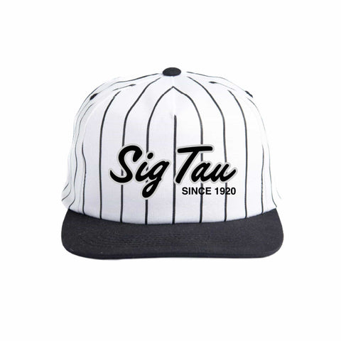 Silver and Black Embroidered Fraternity Hat