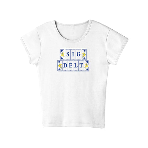 Lemon Lane Sorority Baby Tee