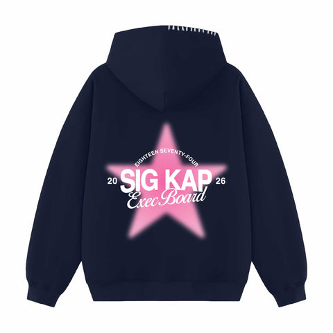 Star Council Exec Hood Stitch Sorority Hoodie