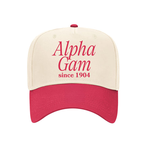 Simple Elegance Embroidered Sorority Hat