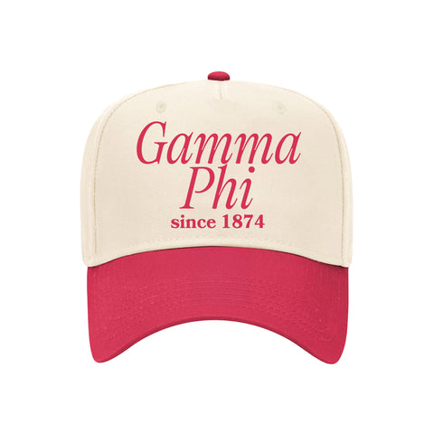 Simple Elegance Embroidered Sorority Hat