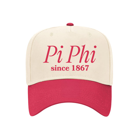 Simple Elegance Embroidered Sorority Hat
