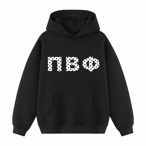 Spot On Printed Sorority Hoodie