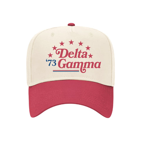 Stars and Stripes Embroidered Sorority Hat