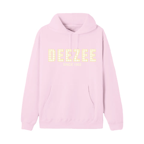 Sunshine Gingham Printed Sorority Hoodie