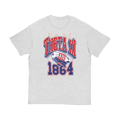A Good Year Fraternity Tee-Theta Xi-M-gray