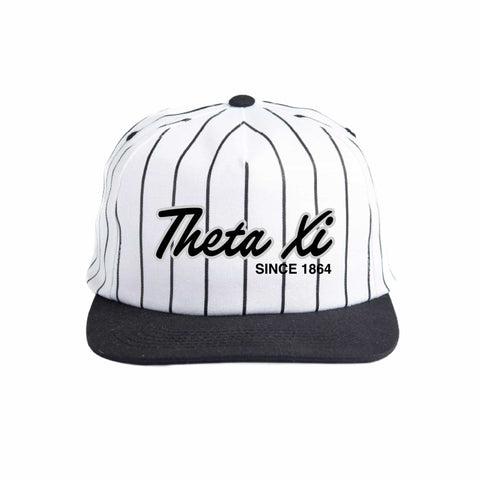 Silver and Black Embroidered Fraternity Hat