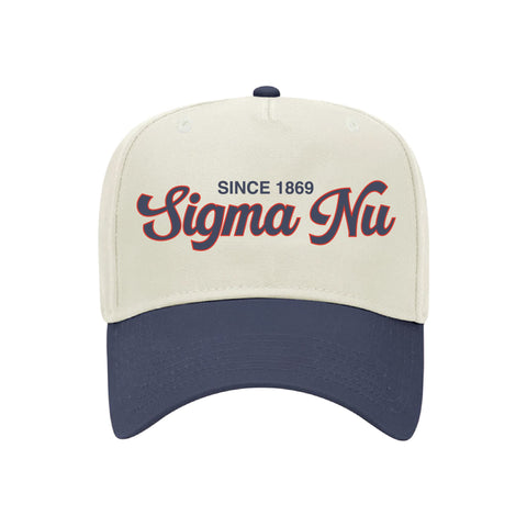 Vintage Sport Embroidered Fraternity Hat