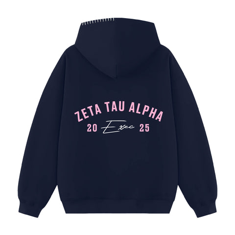 Rose Arc Exec Hood Stitch Sorority Hoodie