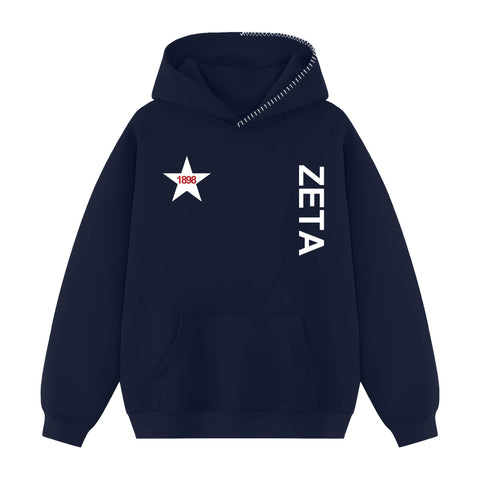 Rally Star Hood Stitch Sorority Hoodie