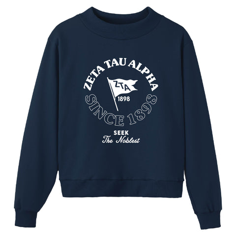 Flag is Raised Sorority Mock Neck