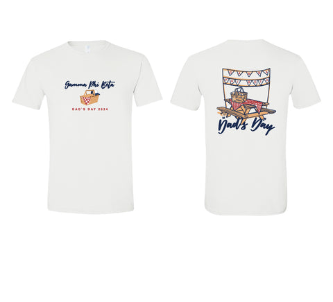 University of California - LA  Gamma Phi Beta White T-Shirt |PO 10200