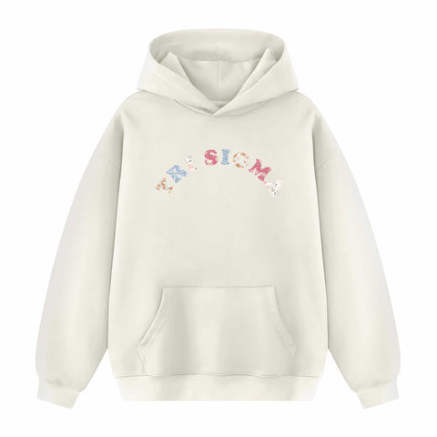 Floral Bloom Printed Sorority Hoodie