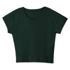 Venice Tee, cropped fitted cap sleeve baby tee in Camp Cutie color