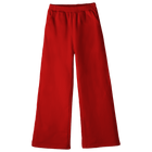 Catalina Sweats, custom fleece flare sweatpants in Cherry Whisper color