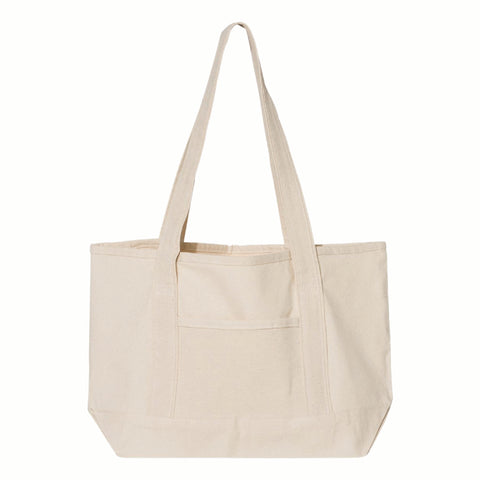2-Tone Pocket Tote Bag