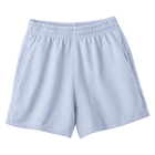 San Clemente Shorts, custom high-rise fleece sweat shorts in Healing Angelite color