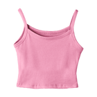 Hermosa Tank, custom cropped spaghetti strap tank top in Dream House color