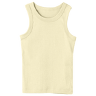 Malibu Tank, custom full-length fitted tank top with wide straps in Sandy Chic color