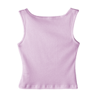 Santa Cruz Tank, custom cropped fitted tank top with boat neck in Aphrodite Approved color