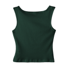 Santa Cruz Tank, custom cropped fitted tank top with boat neck in Camp Cutie color