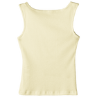 Santa Cruz Tank, custom full-length fitted tank top with boat neck in Sandy Chic color